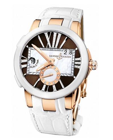 Fake Ulysse Nardin Dual Time 246-10 / 30-05 women's watches